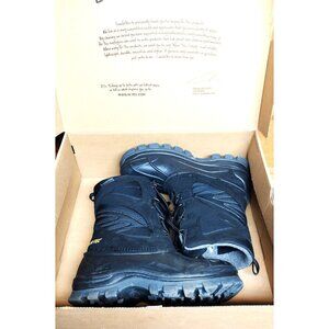 Men's Sz 10 Hi-Tec Snow Peak 200 Wp High-Top Leather 10" Boot Lined Black w/box
